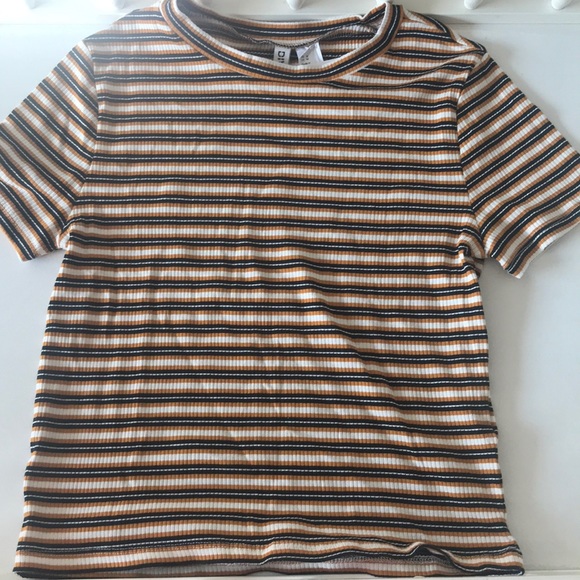 H&M Striped Crop Top - Picture 1 of 3